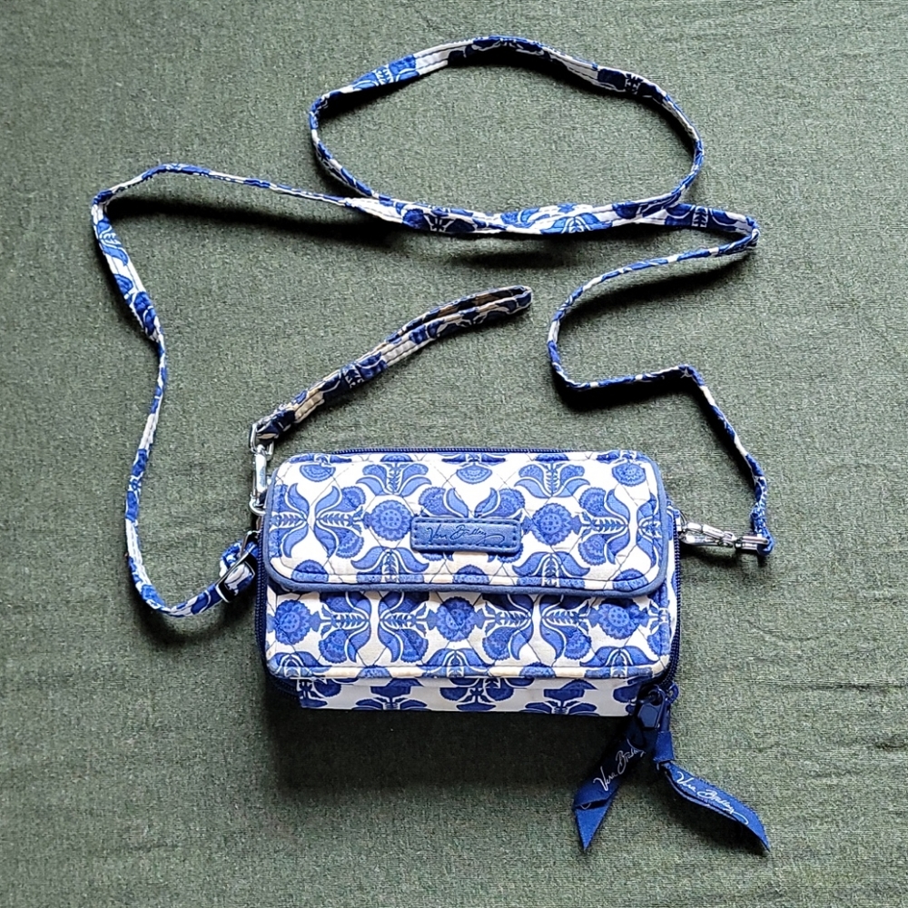 Blue and White Vera Bradley Wallet